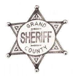 NA - Etoile De Sherif 6 Branches Grise